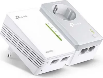 Image de TP-LINK AV600-WLAN Powerline Extender KIT avec prise de courant
