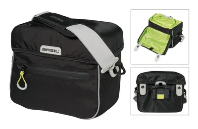 Produktbild von Basil Miles, Fahrradtasche, Polyester, Schwarz, 6 l, 2,5 kg, 260 mm