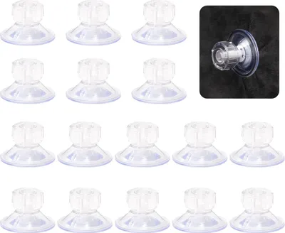 Image de Allecto Premium - Ventouses pour auvents et stores - 16 pièces - Haute adhérence - Couvre-roue - Ventouses en caoutchouc pour l'utilisation en plein air - bateau, camping-car et caravane - Chariot de commande