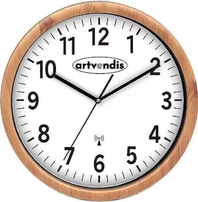 Obrázek produktu pro Artvendis 5576B Nástěnné hodiny moderní nástěnné hodiny řízené rádiem
