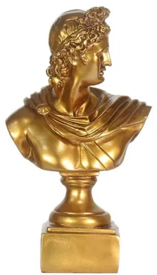 Immagine prodotto di Casa Padrino Busto barocco di Cesare in oro 22 x 13 x H. 37 cm - figura decorativa in stile barocco