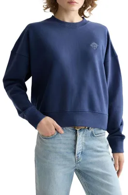 Produktbild von Scotch & Soda Sweatshirt mit gesticktem Logo, Oceana V479, XS