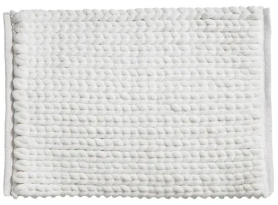 Produktbild von 5Five extra dicke Kabel Badematte - weiss - 50 x 75 cm - Badteppiche - Dicke von 2,2 cm