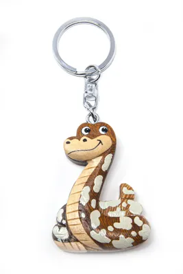 Image de Porte-clés en bois - Python