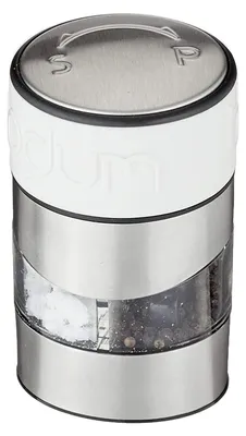 Produktbild von Bodum TWIN Salz- und Pfeffermühle Gewürzmühle 12 cm weiss