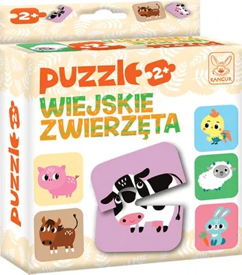 Produktbild von Puzzle Ländliche Tiere 2+ 41602