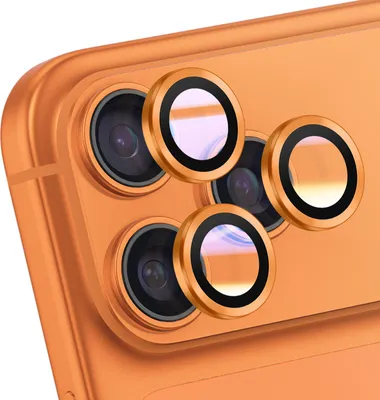 Productafbeelding van Avizar, beschermhoes voor iPhone 17 Pro Max met versterkte rand, oranje