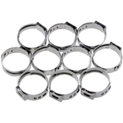 Produktbild von 10 x Universal 1 Ohr Schlauchschellen Leitungsschelle Schlauchklemmen 6.0-7.0 mm