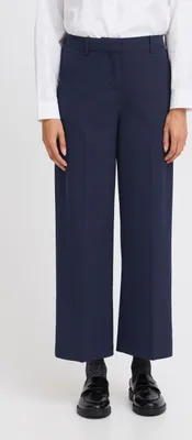 Produktbild von b.young BYDANTA Damen Hose Stoffhose Pants mit Eingrifftaschen verdeckter Reißverschluss knöchellang leicht elastisch Regular fit
