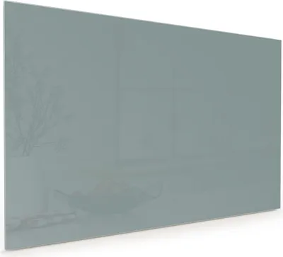 Produktbild von Küchenrückwand Spritzschutz Glas mit Motiv Grauer Hintergrund I 40 x 40 cm