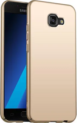 Produktbild von Handy Hard Case für Samsung Galaxy A5 2016 Hülle Slim Cover Matt Schutzhülle, Gold