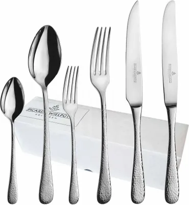 Produktbild von Picard & Wielpütz, Serie ' Mia ', Besteckset 72teilig mit Hohlheft-Menümessern und Massiv Steakmessern, 72 Stück, Nr.6180 180526