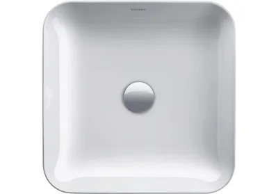 Produktbild von Aufsatzbecken Cape Cod o ÜL ohne Hahnlochbank 430x430mm weiß weiß ohne Überlauf, ohne HLB