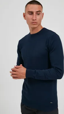 Produktbild von INDICODE IDBadan Herren Strickpullover Feinstrick Pullover mit Rundhalskragen