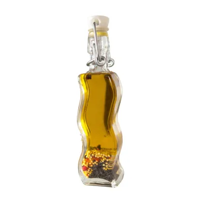 Physis of Crete Olivenöl Flasche auf weißem Grund
