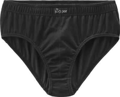 Produktbild von LE JOGGER Slip 4 -teilig schwarz, marine, grau-meliert, blau-meliert Größe 8