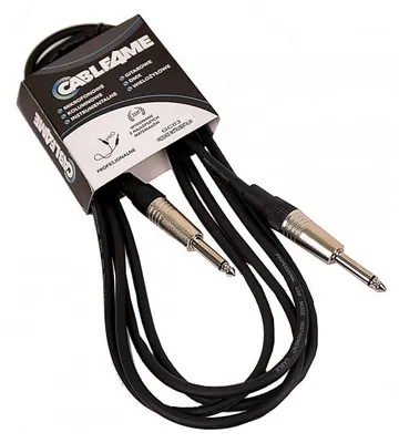 Produktbild von CABLE4ME Instrumentenkabel Klinke-Klinke, 3 m