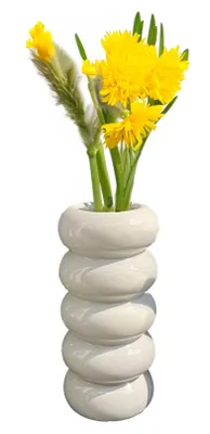 Image de Vase en céramique vert 16 cm