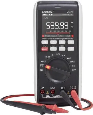 Produktbild von VOLTCRAFT VC891 Hand-Multimeter kalibriert (ISO) digital Datenlogger, LoZ CAT III 1000 V, CAT IV 600 V Anzeige (Counts)
