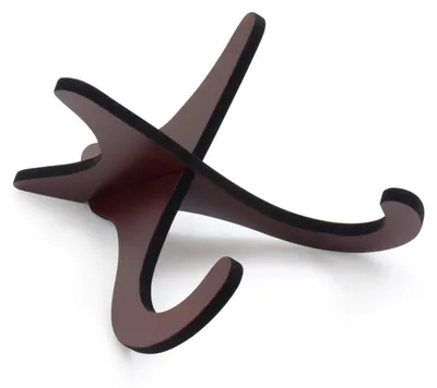 Immagine prodotto di Supporto in legno "X" per ukulele, mandolino, banjo e violino, smontabile