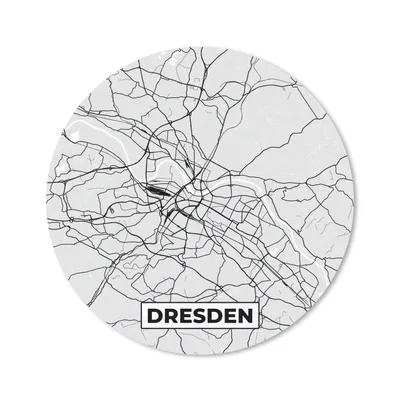 Produktbild von MuchoWow® Mauspad Mousepad Dresden - Karte - Stadtplan - Deutschland 40x40 cm - Mousepads - Maus Mat - Pad - Mausunterlage - Schreibtisch Accessoires
