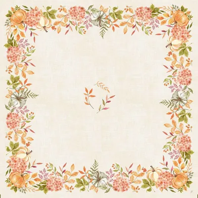 Produktbild von 100x Duni Dunisilk®-Mitteldecke 84 x 84 cm Spicy Pumpkin
