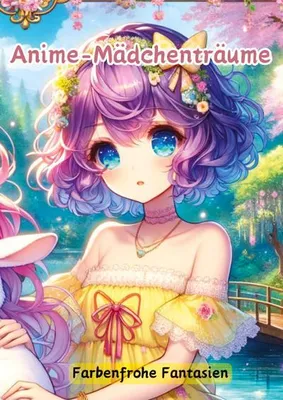 Produktbild von Anime-Mädchenträume Ausmalbuch mit detailreichen und fantasievollen Anime-Charakteren
