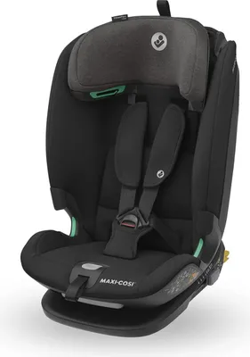 Produktbild von Maxi-Cosi Titan Plus i-Size, mitwachsender Kinderautositz, 15 Monat-12 Jahre, G-CELL-Seitenaufprallschutz, 4 Liegepositionen, Authentic Black