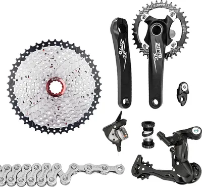 Zdjęcie produktu dla ZTTO 1x10 Speed MTB Przerzutka przednia Grupa osprzętu Rowerowy mechanizm korbowy 11-50T Kaseta Koło zamachowe 10-biegowy łańcuch do rowerów górskich MTB