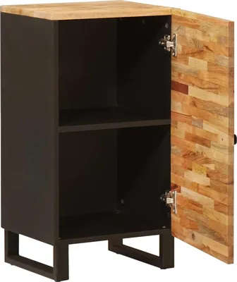 Produktbild von vidaXL Seitenschrank mit Tür Braun 40 x 33 x 75 cm Massivholz Mango