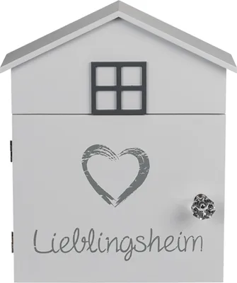 Produktbild von Schlüsselkasten Lieblingsheim aus Holz weiß