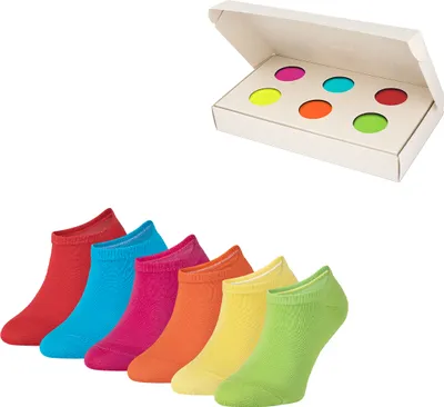 Produktbild von Kinder Sneaker Socken für Mädchen & Jungen Kurze Baumwollsocken, 24-29, colour box