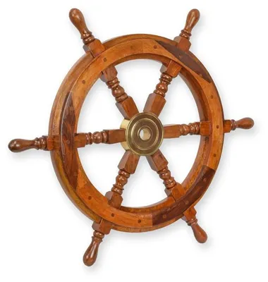 Productafbeelding van A Wooden Steering Wheel