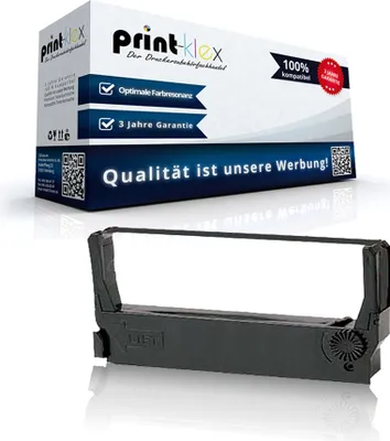 Produktbild von Kompatibles Schriftband Casio SA 1010 1000 1000 Series 1010 1100 C43S015366 ERC-27-B ERC27 Nylonkassette Black - Easy Light Serie