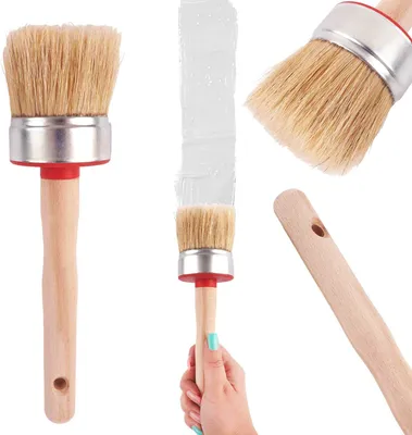 Produktbild von Pinsel Malerpinsel Farbpinsel Lackierpinsel Lackpinsel Flachpinsel Deckenbürste 60mm