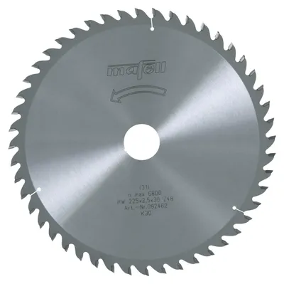 Produktbild von Mafell Sägeblatt-HM 225 x 1,8/2,5 x 30 mm, Z 48, WZ | 092462