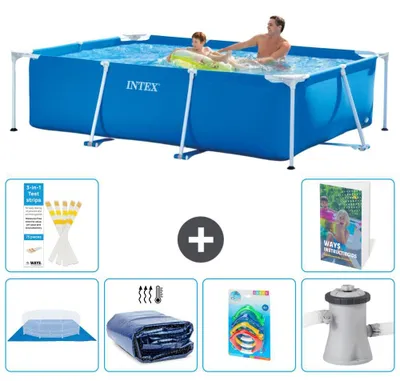 Obrázok produktu pre Obdĺžnikový bazén s rámom – 260 x 160 x 65 cm – 7-dielny  S46