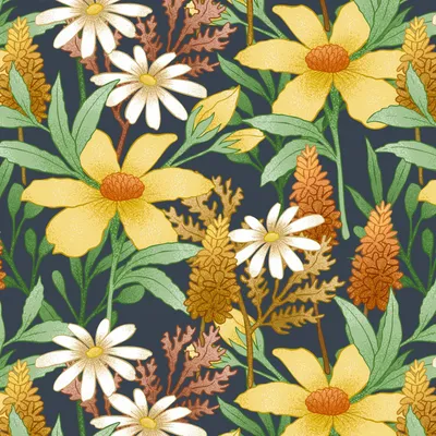 Immagine prodotto di OUTDOOR DECOSTOFFE OXFORD - Motivo fiori gialli I DR262