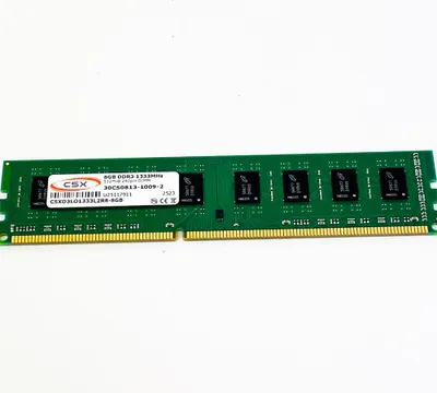 Obrázek produktu pro CSX CSXD3LO1333L2R8-8GB, 8GB DDR3-1333MHz DIMM, paměť RAM, nízkoprofilová, 240 pinů, bez vyrovnávací paměti