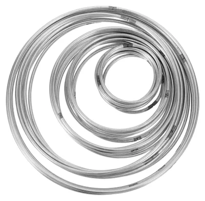 Produktbild von 30 Stück Metallringe für Makramee und Traumfänger – 50 150mm Robuste Eisen Drahtringe mit Geschweißten Nähten für Selbstgemachte Kränze und Bastelprojekte