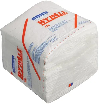 Produktbild von Wischtücher Wypall X70 1-lagig 31x42cm viertelgefaltet weiß
