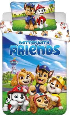 Zdjęcie produktu dla Pościel do łóżeczka Paw Patrol 553 baby 100x135, 40x60 cm