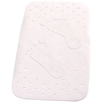 Produktbild von RIDDER Badewanneneinlage Antirutschmatte Plattfuß 72×38 cm Weiß 67081