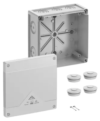 Obrázek produktu pro Spojovací skříňka - Přisazená krabice 182x182mm Abox Pro 160-L