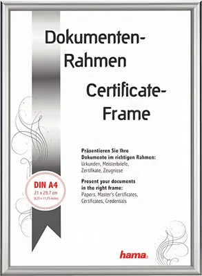 Produktbild von Hama Detroit, Einzelbilderrahmen, Aluminium, Silber, Glanz, Wand, 15 x 20 cm
