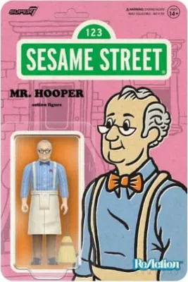 Immagine prodotto di Figurka akcji Mr. Hooper z Sesame Street - ReAction 10 cm, Super7