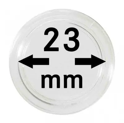 Produktbild von Lindner 2250023P Münzkapseln 23 mm-10er Pack