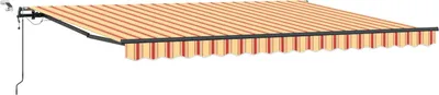 Obrázek produktu pro Plátno pro markýzu Žlutá a oranžová 450 × 300 cm Polyester