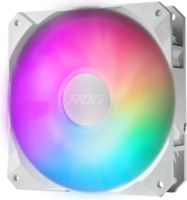 Produktbild von ASUS ROG STRIX LC II 240 ARGB White Edition, All-in-One-Flüssigkeitskühler, 12 cm, 137,5 m³/h, Weiß
