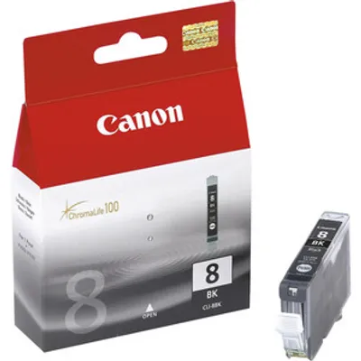 Produktbild von Canon CLI-8 BK, Foto schwarz, Tinte auf Farbstoffbasis, 1 Stück(e)